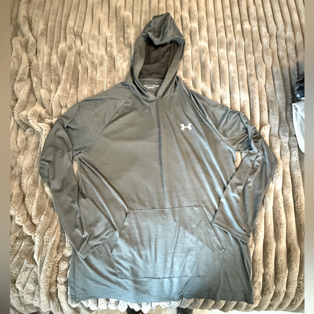 Under Armour Men’s Lightweight Hoodie XL Gray Extra Large